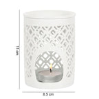 Elegant White Matte Wax Melt Burner