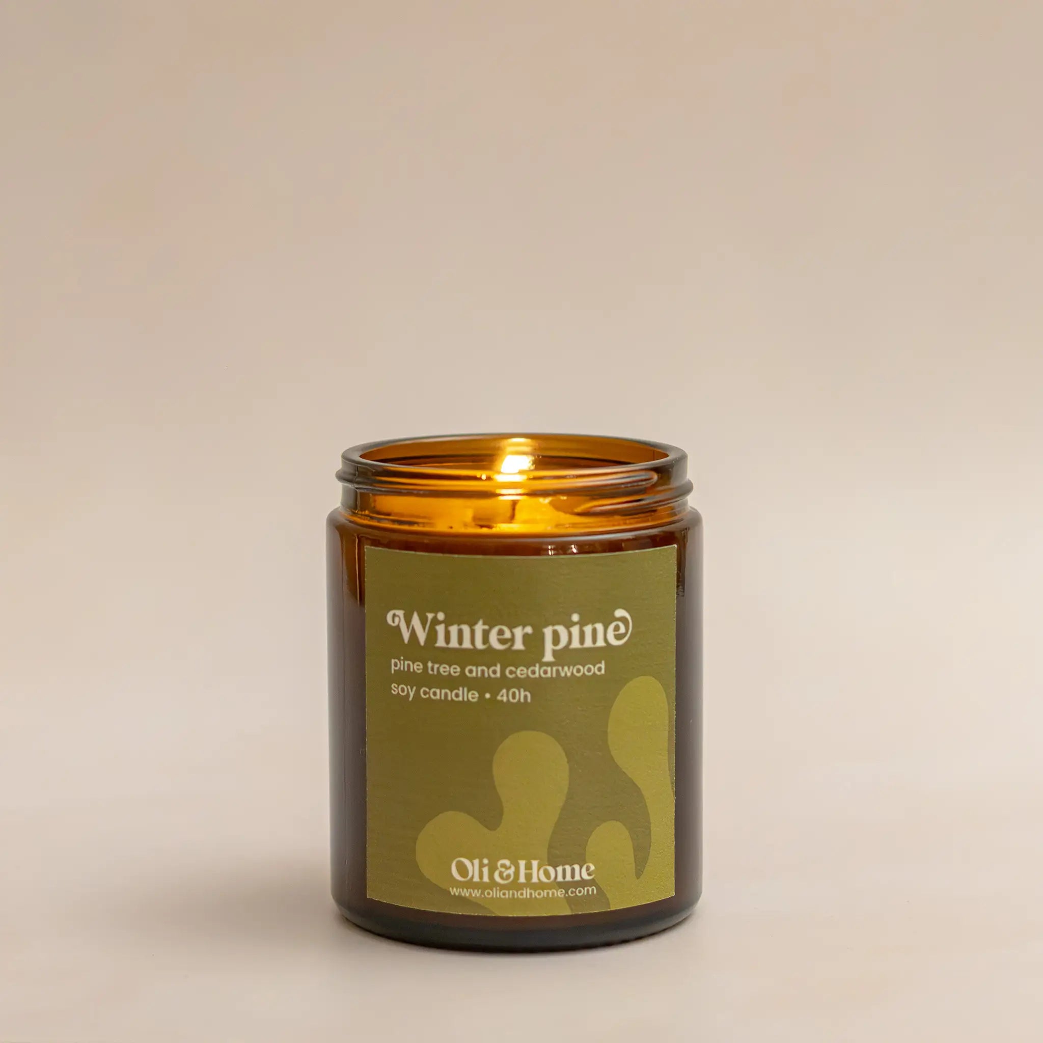 Winter Pine Scented Candle | Pine tree + Cedarwood